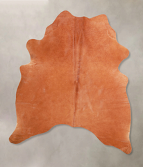 Solid Brown Medium Brazilian Cowhide Rug 5'9