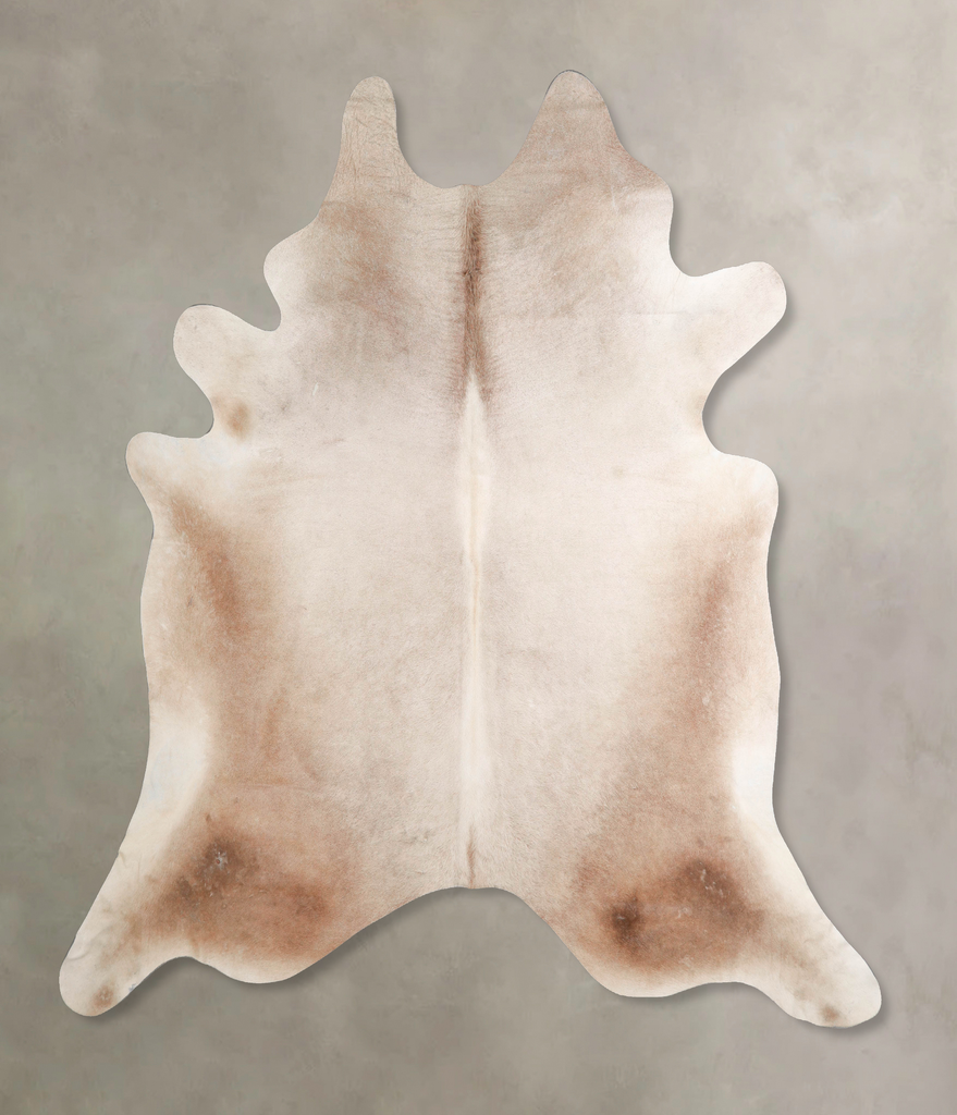 Champagne XX-Large Brazilian Cowhide Rug 8'2"H x 7'8"W #A47090 by Hudson Hides