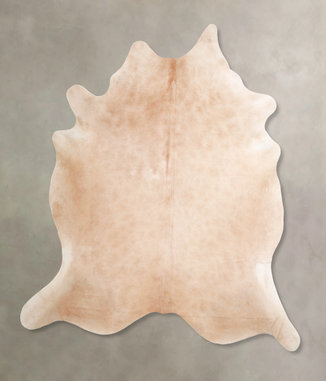 Beige XX-Large Brazilian Cowhide Rug 8'0"H x 7'5"W #A47104 by Hudson H