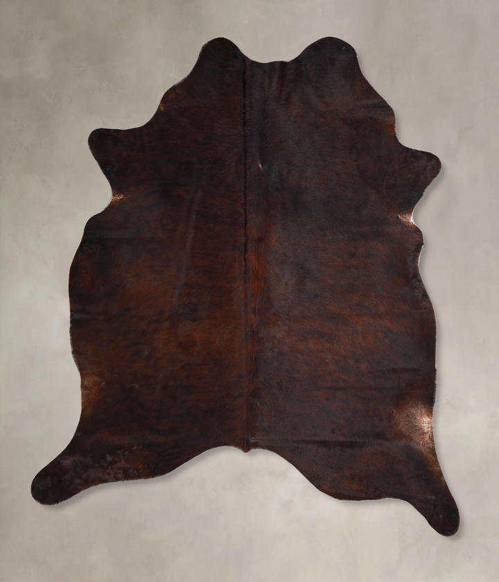 Dark Brindle X-Large Brazilian Cowhide Rug 6'7"H x 6'1"W #A47112 by Hudson Hides