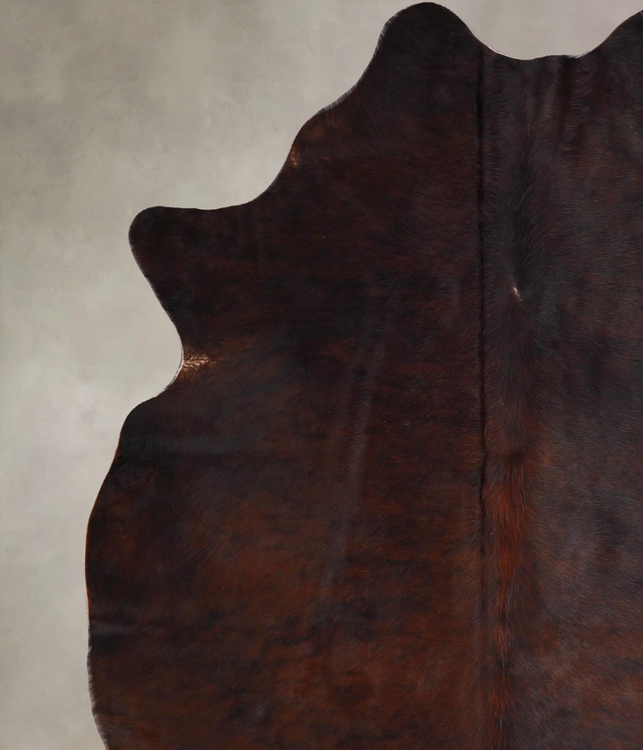 Dark Brindle X-Large Brazilian Cowhide Rug 6'7"H x 6'1"W #A47112 by Hudson Hides