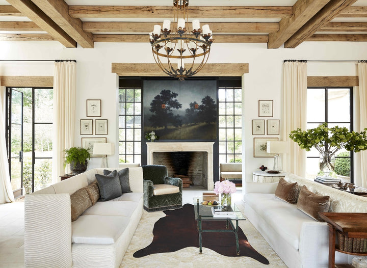 Dark Brindle X-Large Brazilian Cowhide Rug 6'7"H x 6'1"W #A47112 by Hudson Hides