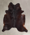 Chocolate Large Brazilian Cowhide Rug 6'6