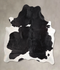 Black and White X-Large Brazilian Cowhide Rug 7'1