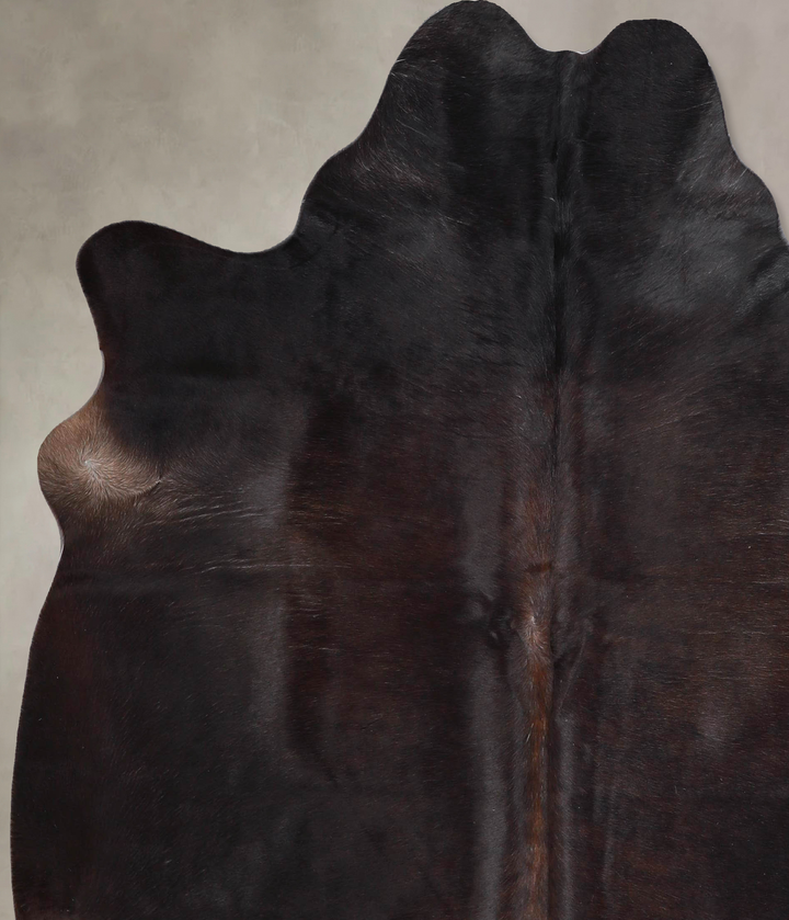 Chocolate Large Brazilian Cowhide Rug 6'5"H x 5'10"W #A47136 by Hudson Hides
