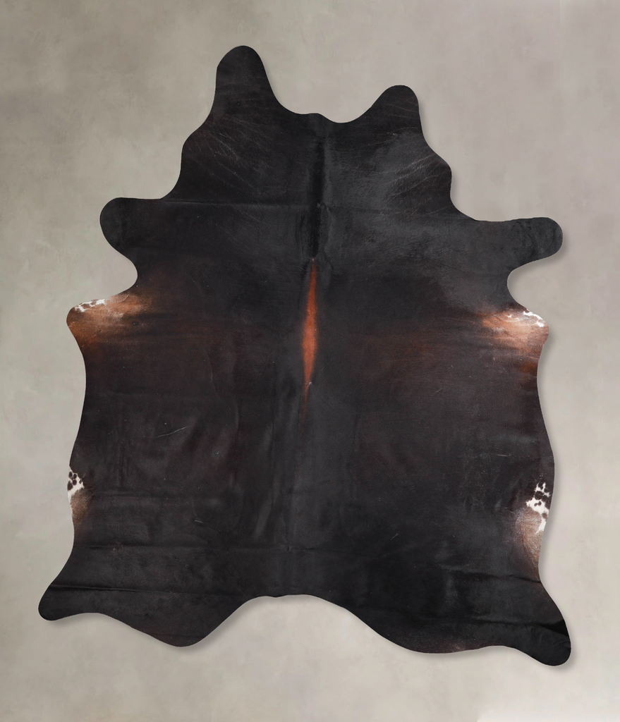 Chocolate XX-Large Brazilian Cowhide Rug 8'2"H x 6'6"W #A47139 by Hudson Hides