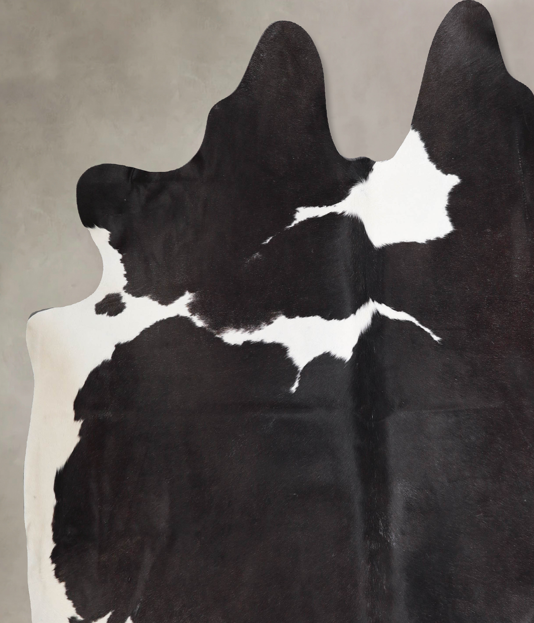 Black and White XX-Large Brazilian Cowhide Rug 7'3"H x 7'7"W #A47141 b