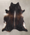 Chocolate X-Large Brazilian Cowhide Rug 7'0