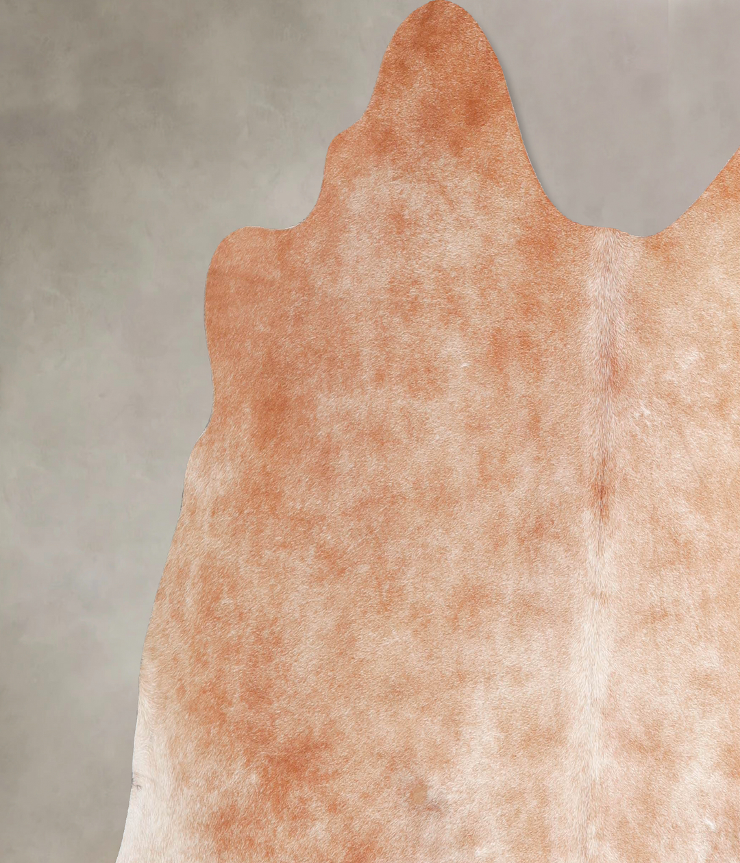 Light Caramel Large Brazilian Cowhide Rug 5'4"H x 6'5"W #A47161 by Hud