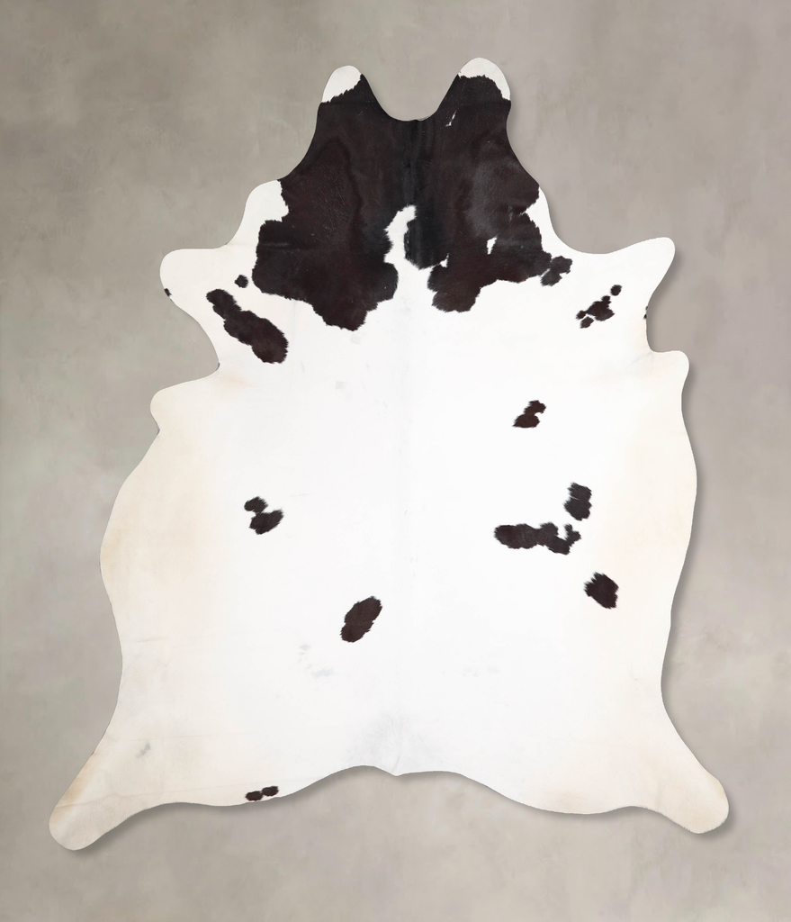 Black and White XX-Large Brazilian Cowhide Rug 8'8"H x 7'5"W #A47174 by Hudson Hides
