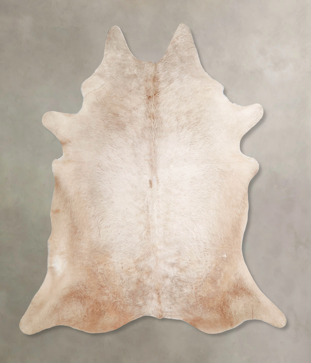 Champagne XX-Large Brazilian Cowhide Rug 7'7"H x 6'9"W #A47175 by Huds