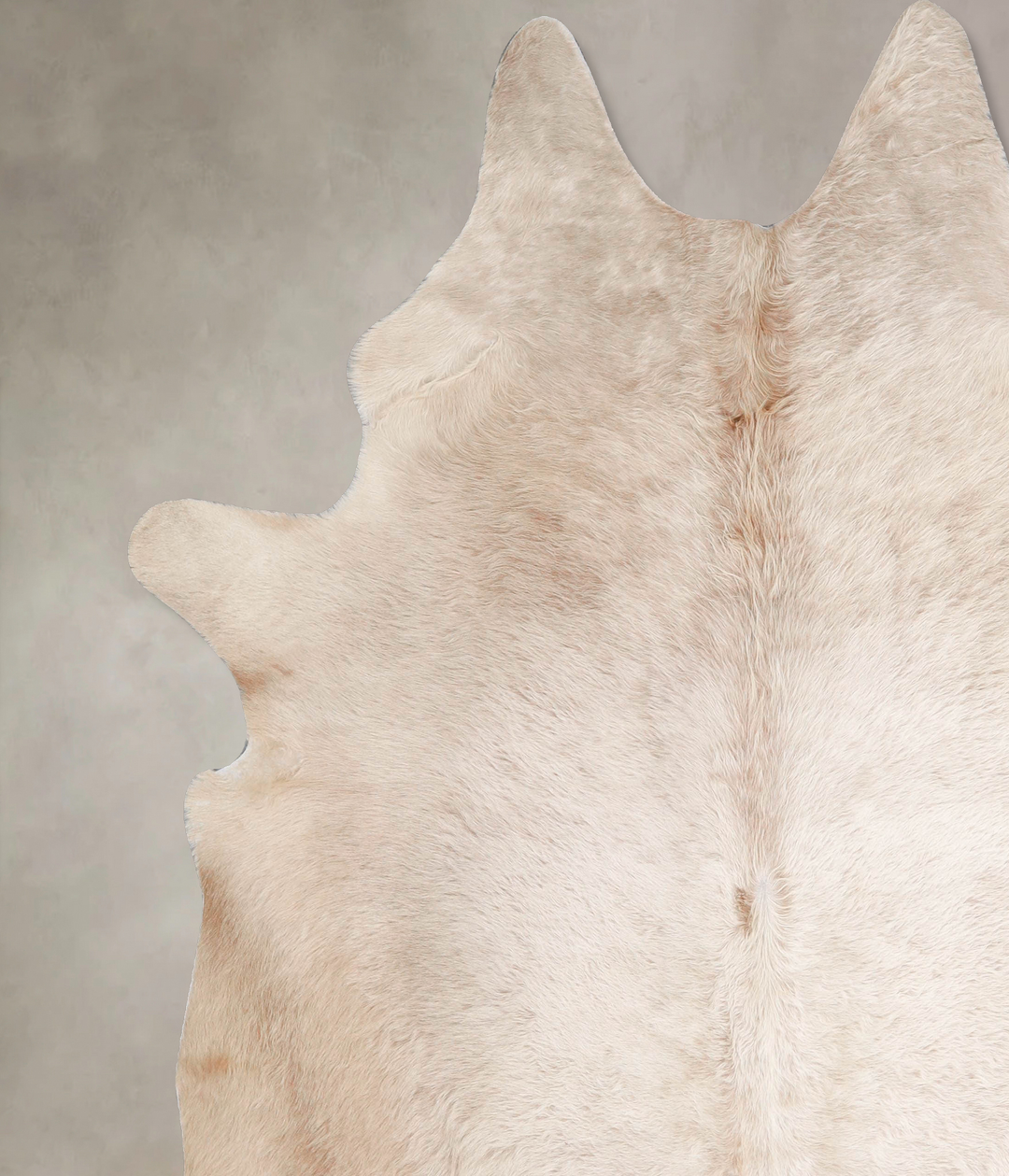 Champagne XX-Large Brazilian Cowhide Rug 7'7"H x 6'9"W #A47175 by Huds