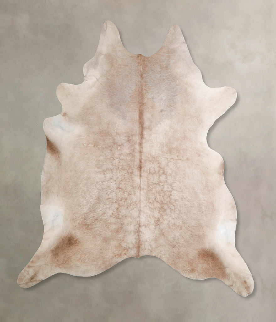 Champagne XX-Large Brazilian Cowhide Rug 7'11"H x 7'7"W #A47176 by Hudson Hides
