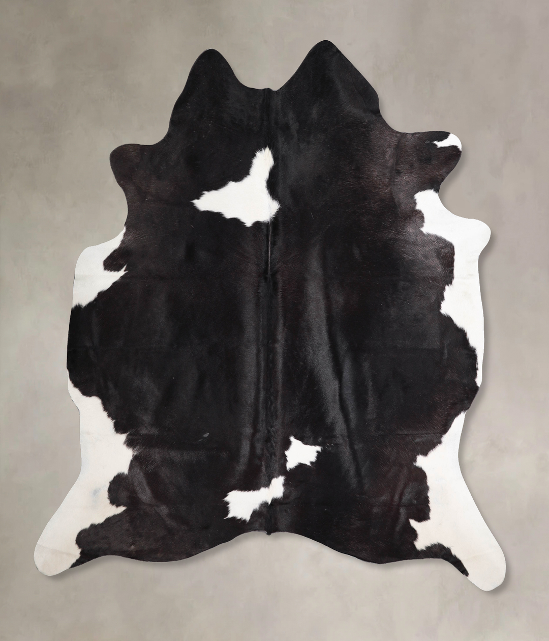 Black and White XX-Large Brazilian Cowhide Rug 7'6"H x 6'8"W #A47181 b