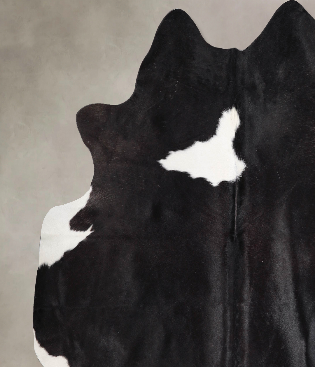 Black and White XX-Large Brazilian Cowhide Rug 7'6"H x 6'8"W #A47181 b