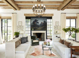 Champagne X-Large Brazilian Cowhide Rug 6'11"H x 6'4"W #A47193 by Hudson Hides