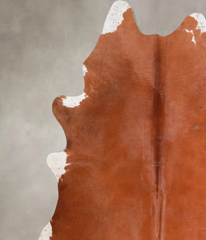Solid Brown X-Large Brazilian Cowhide Rug 6'11"H x 6'7"W #A47194 by Hudson Hides