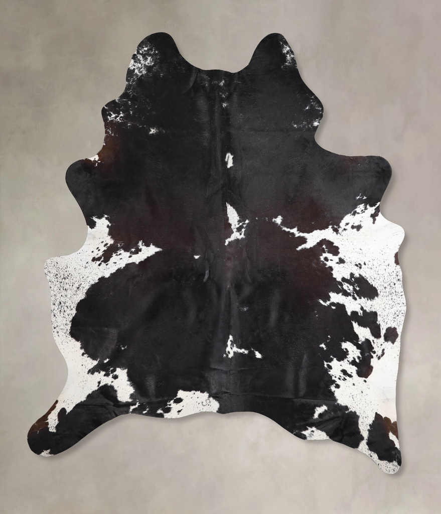 Black and White XX-Large Brazilian Cowhide Rug 8'5"H x 6'5"W #A47213 by Hudson Hides