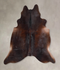 Chocolate X-Large Brazilian Cowhide Rug 6'11