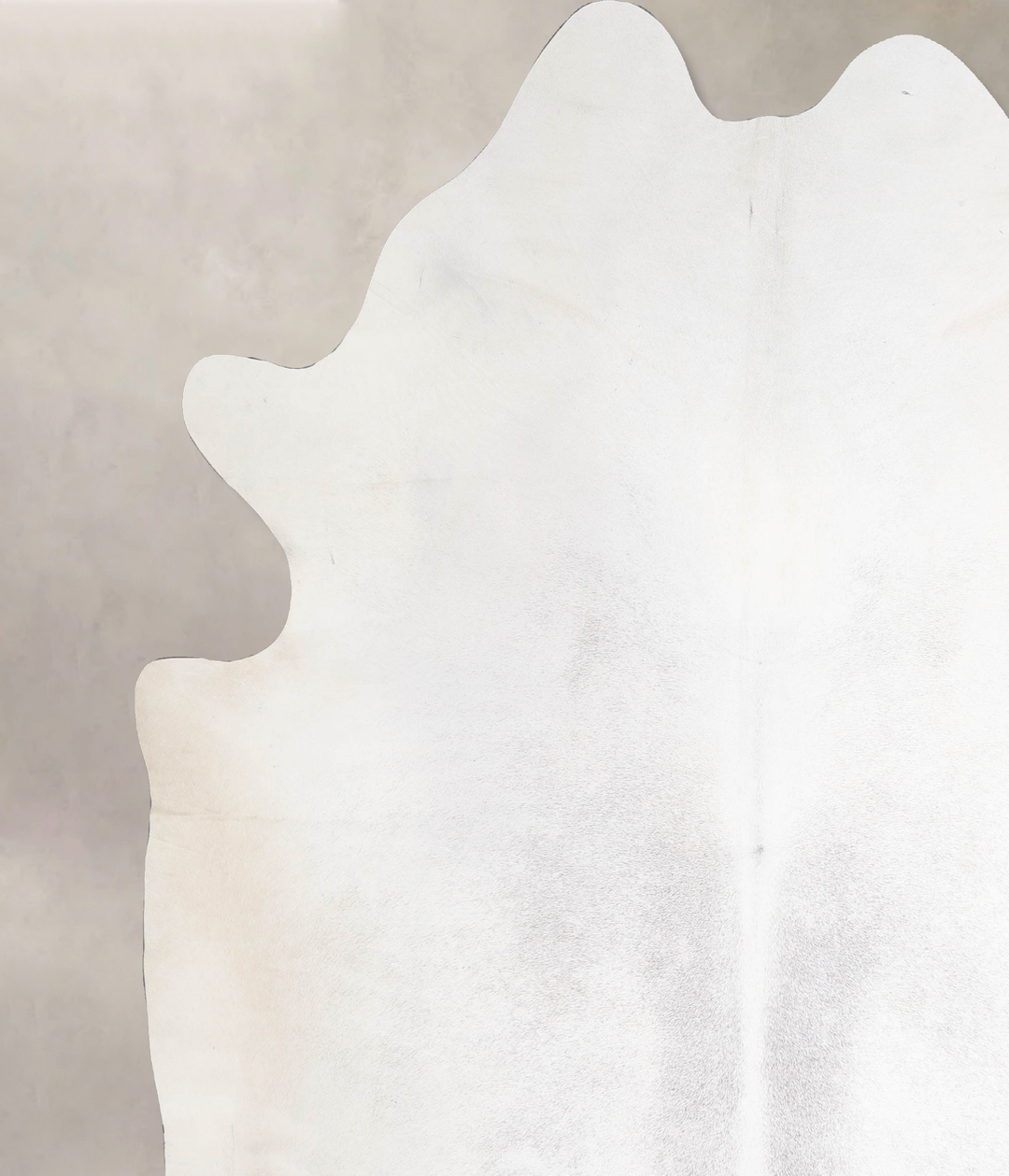 Light Grey XX-Large Brazilian Cowhide Rug 8'0"H x 7'7"W #A47239 by Hud