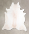 Ivory with Beige XX-Large Brazilian Cowhide Rug 7'7