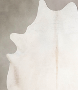 Ivory with Beige XX-Large Brazilian Cowhide Rug 8'5"H x 7'2"W #A47244 by Hudson Hides