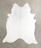 Light Grey X-Large Brazilian Cowhide Rug 6'11