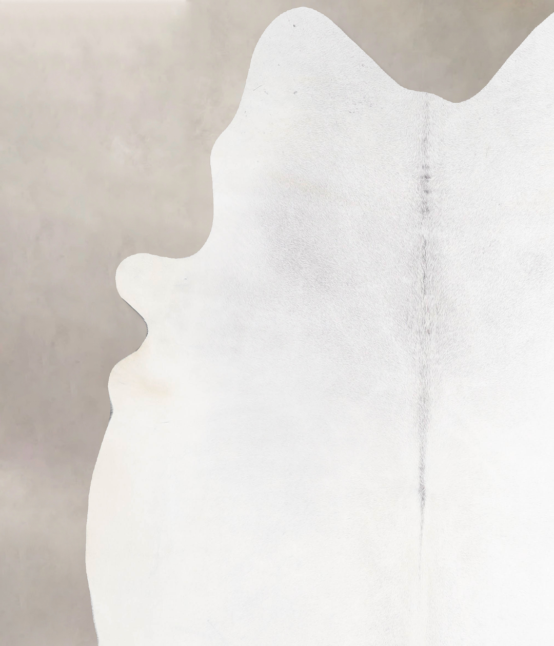 Light Grey X-Large Brazilian Cowhide Rug 6'11"H x 6'3"W #A47245 by Hud