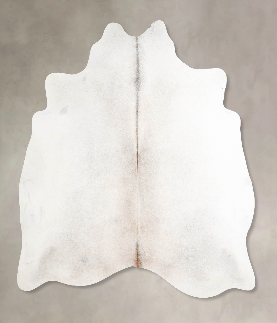 Grey with Beige Large Brazilian Cowhide Rug 6'4"H x 5'8"W #A47247 by H