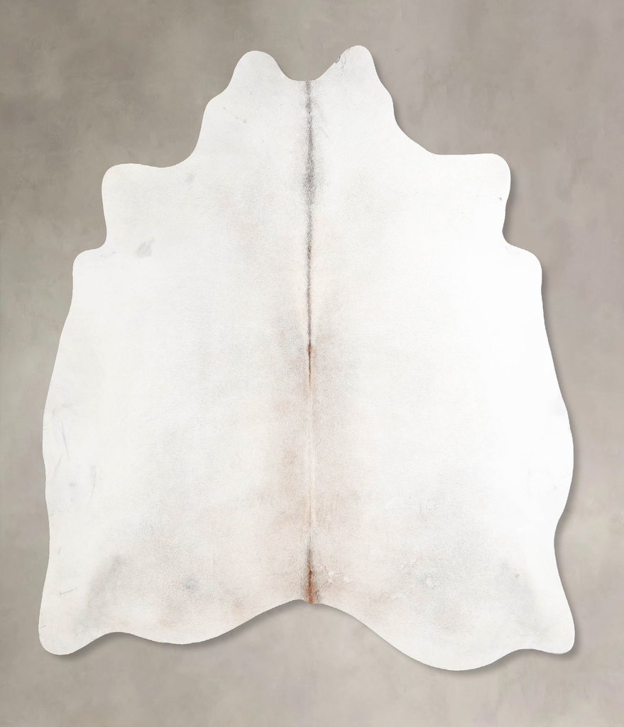 Grey with Beige Large Brazilian Cowhide Rug 6'4"H x 5'8"W #A47247 by Hudson Hides