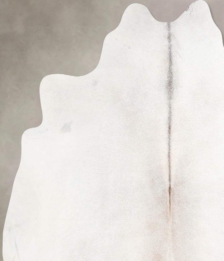 Grey with Beige Large Brazilian Cowhide Rug 6'4"H x 5'8"W #A47247 by Hudson Hides