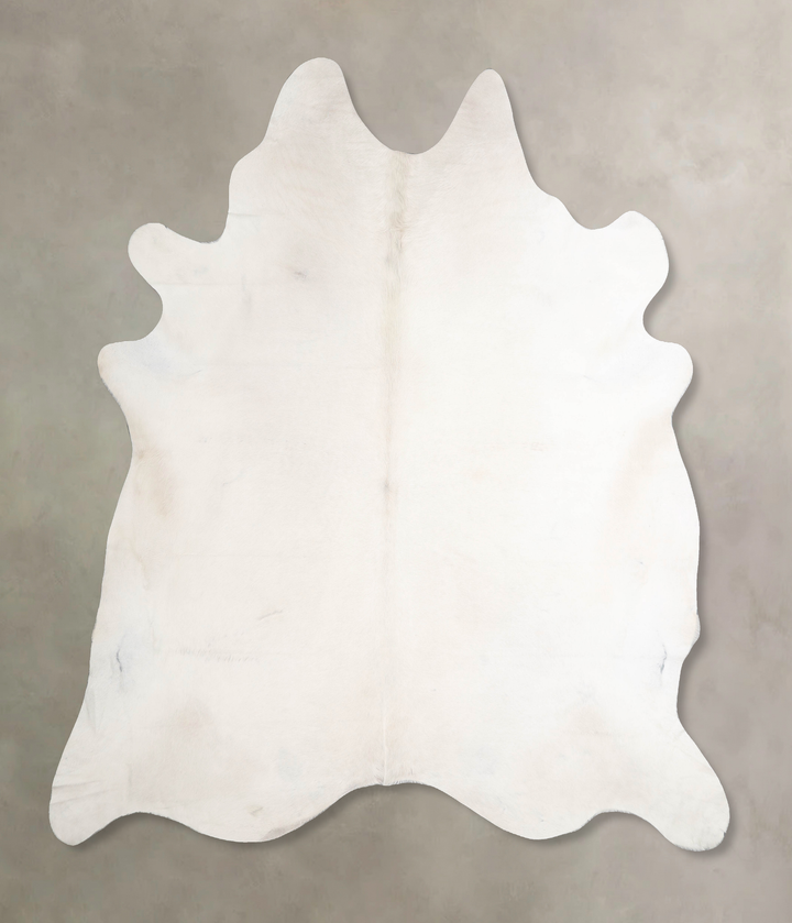 Ivory with Beige XX-Large Brazilian Cowhide Rug 8'0"H x 7'7"W #A47251 by Hudson Hides