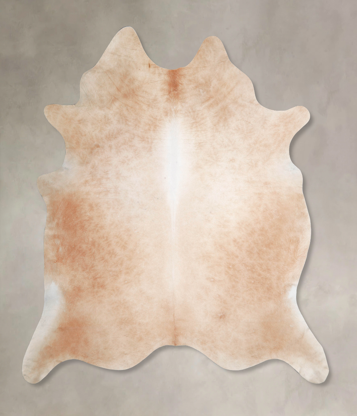 Beige XX-Large Brazilian Cowhide Rug 8'1"H x 7'0"W #A47253 by Hudson Hides