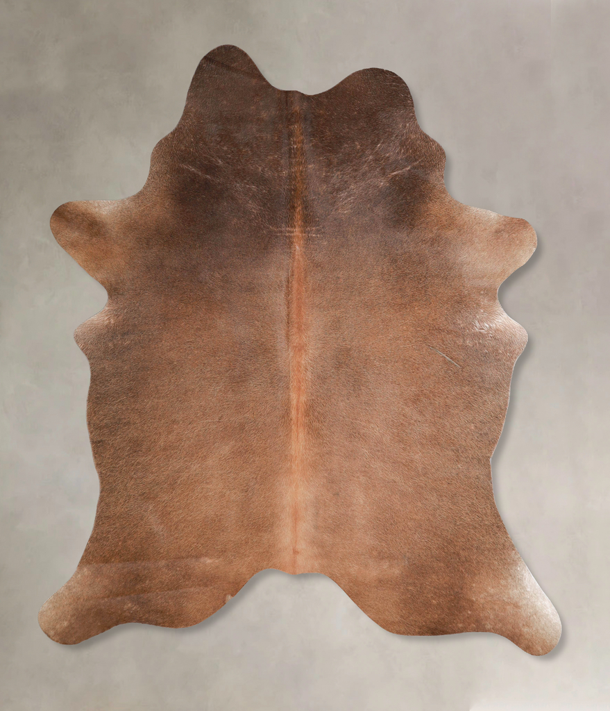 Light Caramel Large Brazilian Cowhide Rug 6'10"H x 5'5"W #A47255 by Hudson Hides