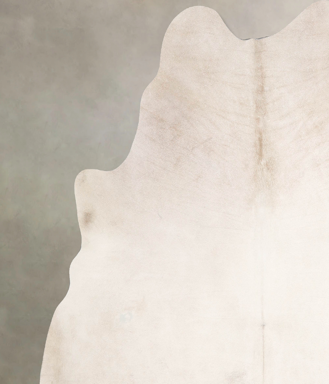 Ivory with Beige Large Brazilian Cowhide Rug 6'5"H x 6'3"W #A47274 by 