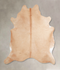 Beige X-Large Brazilian Cowhide Rug 6'11