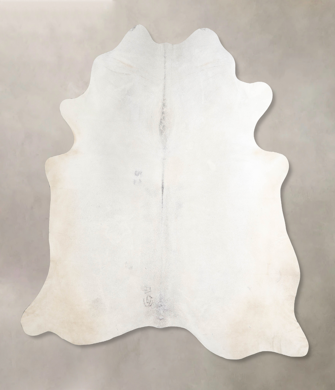 Light Grey XX-Large Brazilian Cowhide Rug 7'6"H x 7'5"W #A47287 by Hud