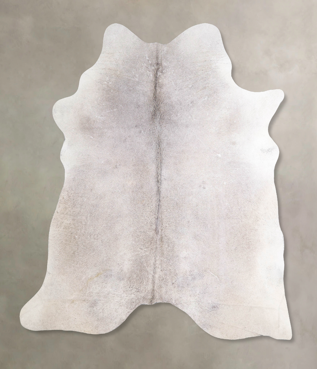 Medium Grey X-Large Brazilian Cowhide Rug 7'0"H x 6'2"W #A47300 by Hud