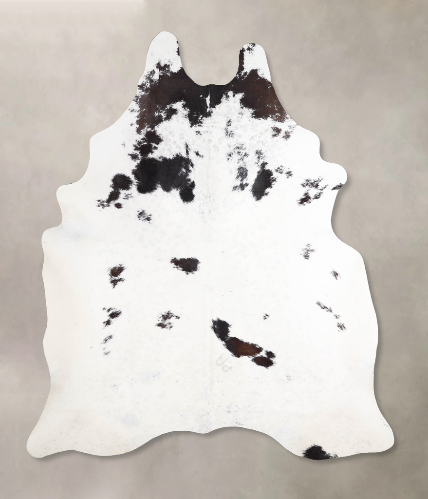 Black and White X-Large Brazilian Cowhide Rug 7'8"H x 5'10"W #A47304 by Hudson Hides