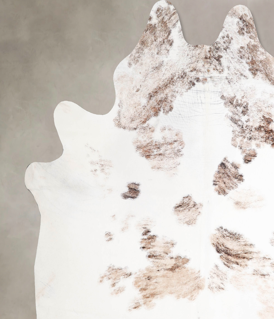 Light Brindle XX-Large Brazilian Cowhide Rug 7'11"H x 7'5"W #A47316 by