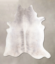 Medium Grey X-Large Brazilian Cowhide Rug 7'2"H x 6'7"W #A47321 by Hudson Hides