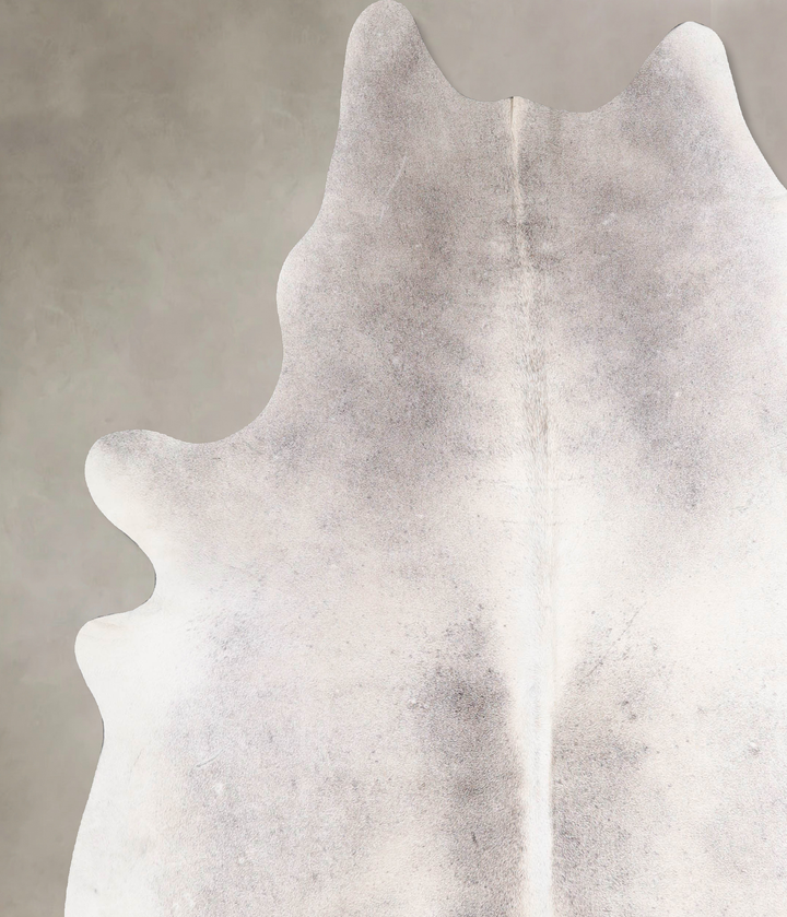 Medium Grey X-Large Brazilian Cowhide Rug 7'2"H x 6'7"W #A47321 by Hudson Hides