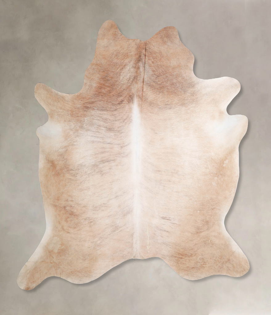Light Brindle X-Large Brazilian Cowhide Rug 7'4"H x 6'5"W #A47344 by Hudson Hides