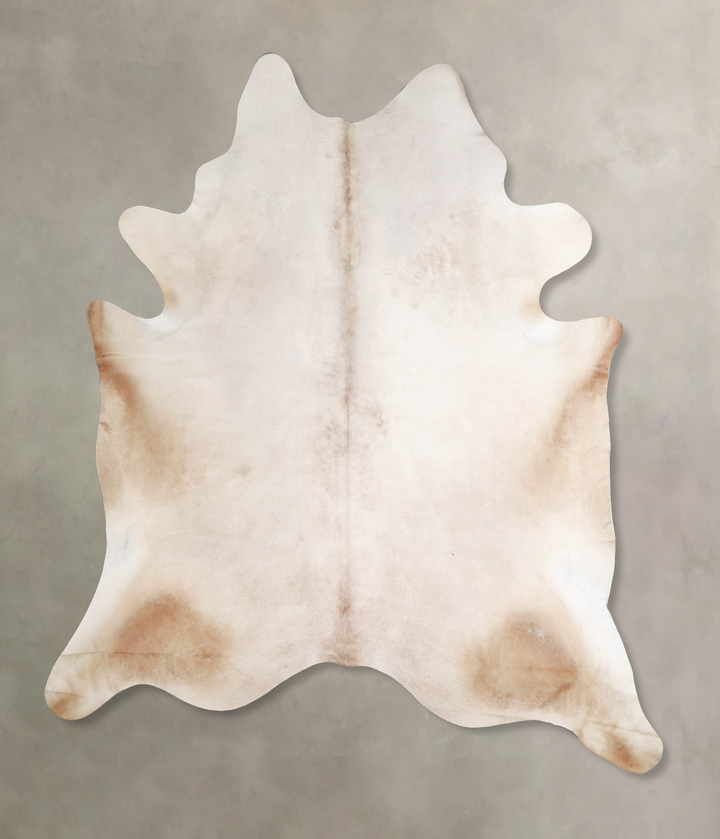 Champagne XX-Large Brazilian Cowhide Rug 8'9"H x 7'8"W #A47357 by Hudson Hides
