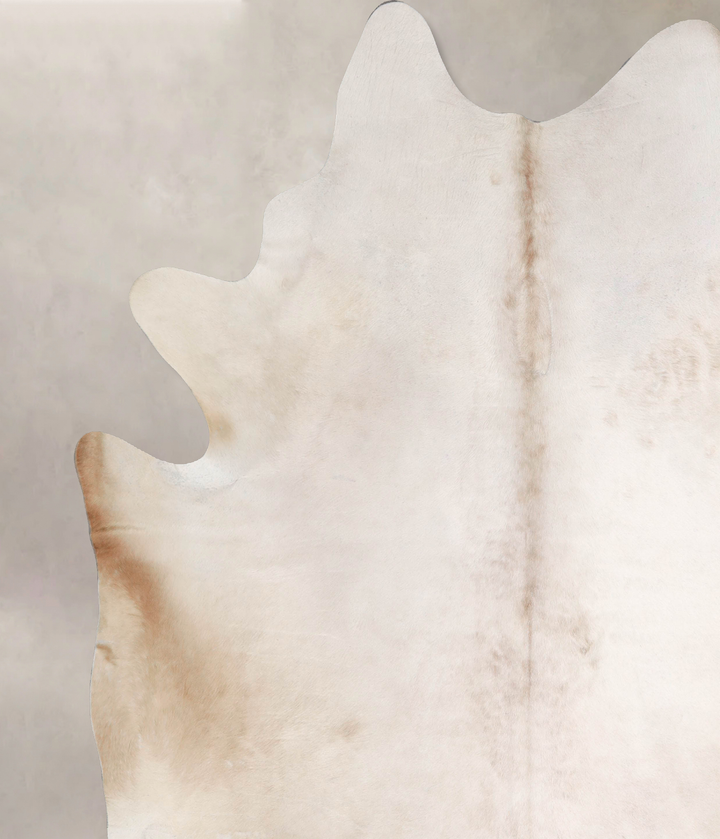 Champagne XX-Large Brazilian Cowhide Rug 8'9"H x 7'8"W #A47357 by Hudson Hides