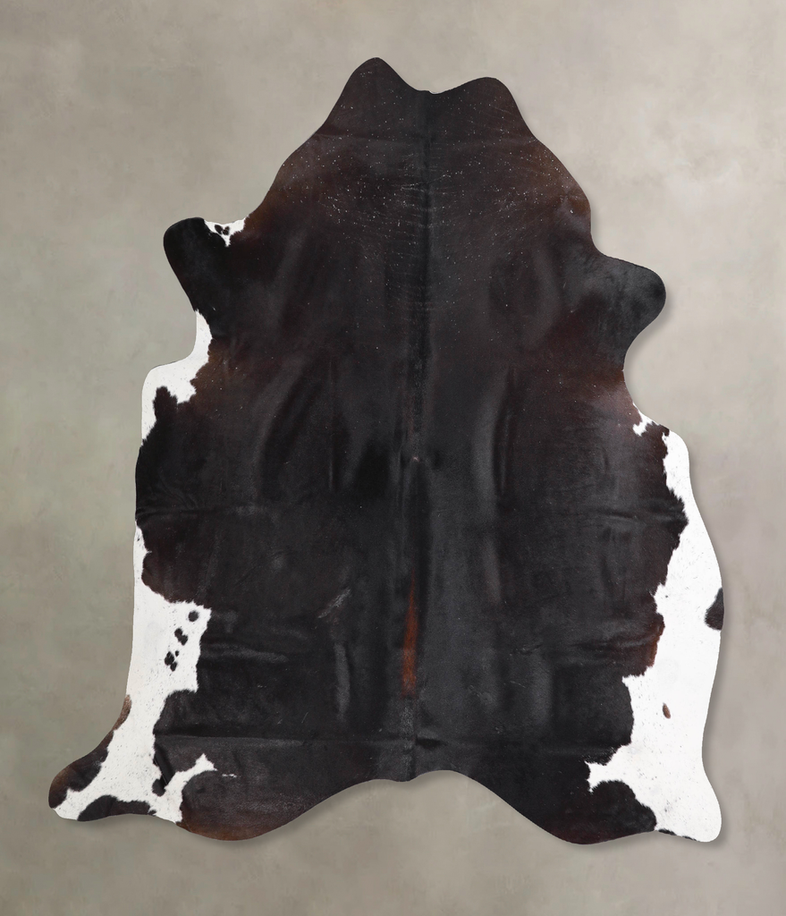 Black and White X-Large Brazilian Cowhide Rug 6'8"H x 6'4"W #A47361 by Hudson Hides