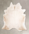 Ivory with Beige XX-Large Brazilian Cowhide Rug 8'2