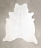 Ivory with Beige X-Large Brazilian Cowhide Rug 7'4