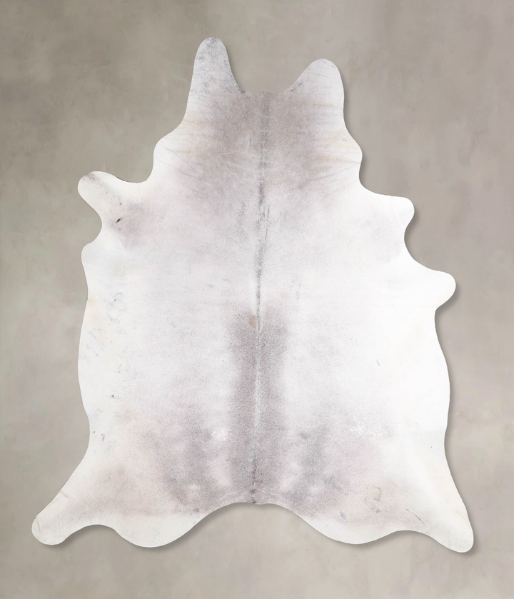 Medium Grey XX-Large Brazilian Cowhide Rug 7'10"H x 6'7"W #A47413 by Hudson Hides