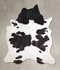 Black and White XX-Large Brazilian Cowhide Rug 8'5